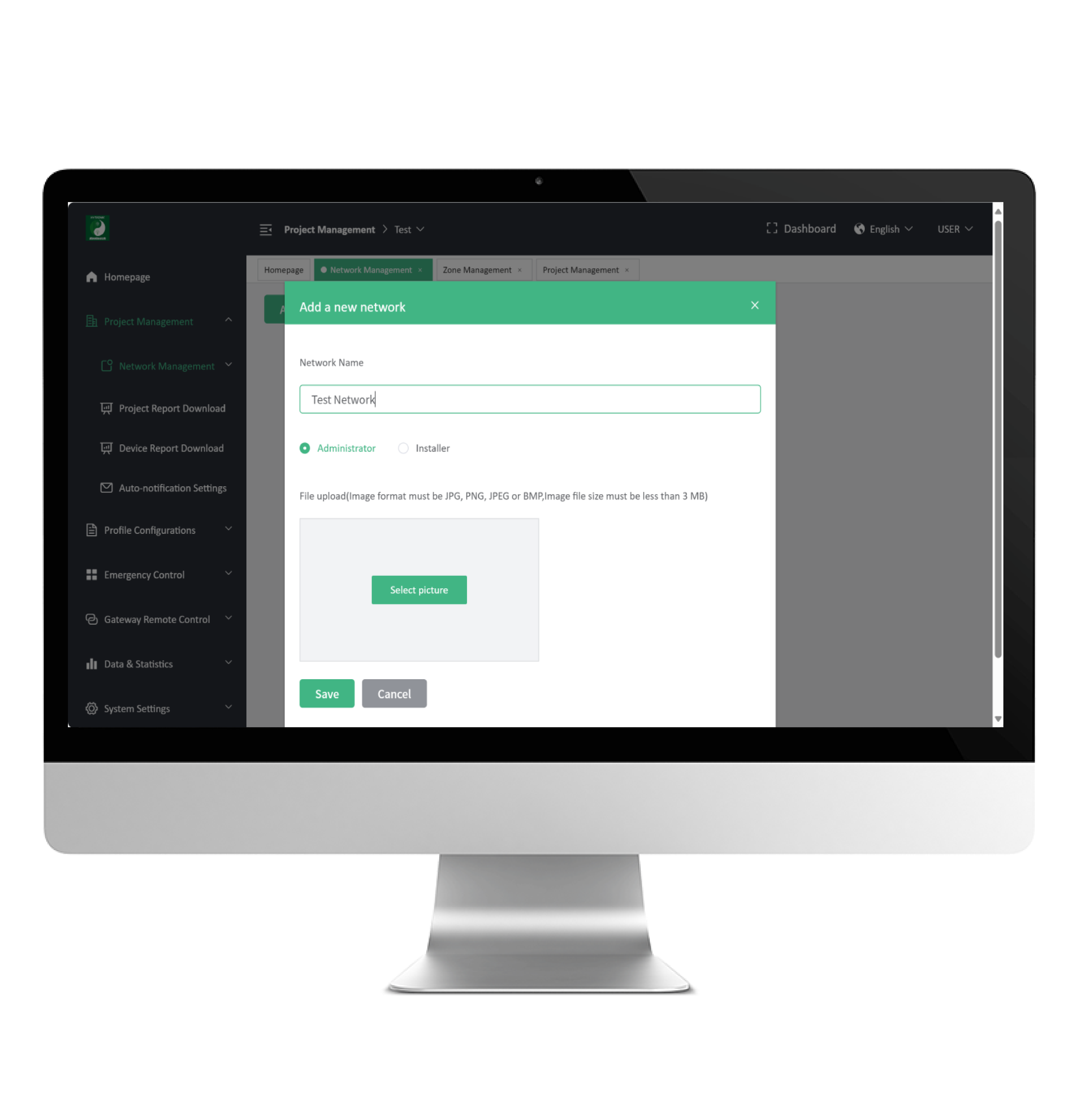 Create a Project and Network