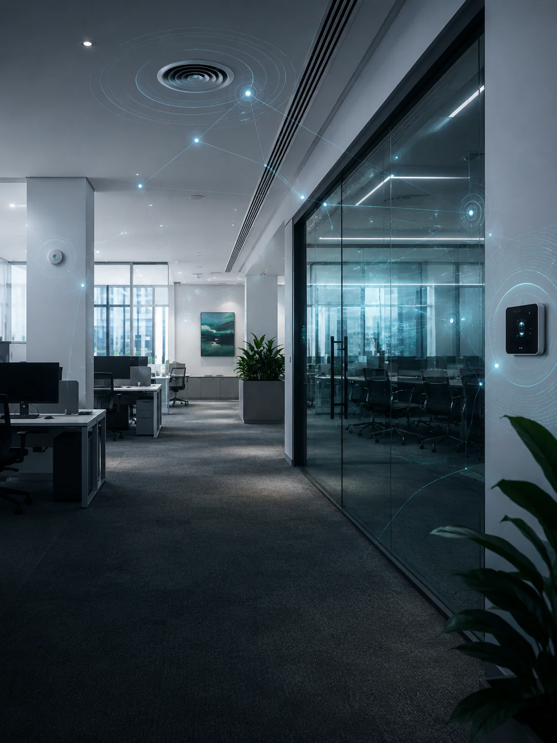 Building Automation connected building scene